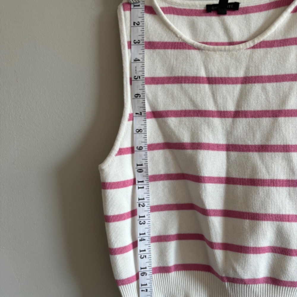 Dynamite pink striped crop top - Picture 3 of 3